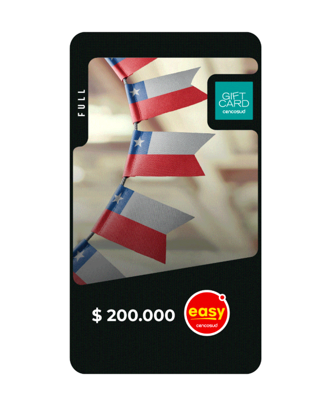 Gift Card Digital Easy $200.000